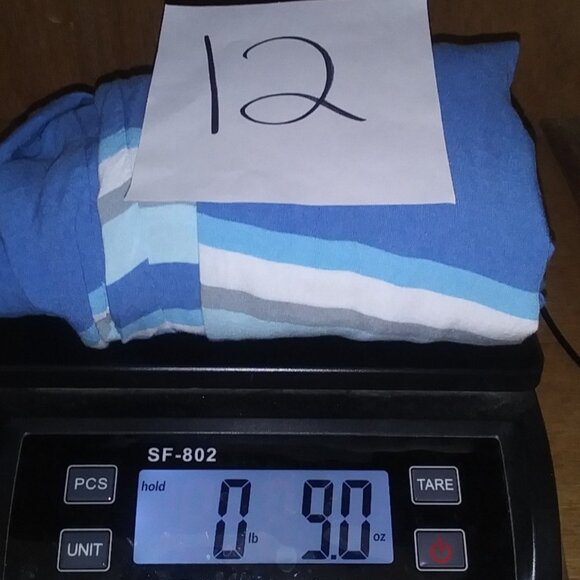 Dream Co. Women's Blue Drawstring Elastic Waist Wide Leg Capri Plus Size 22/24 - Picture 8 of 8